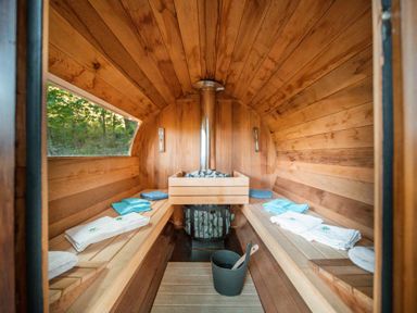 Tiny house u rybníka v resortu Podhlavický mlýn